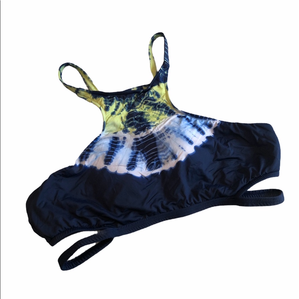 Lucky brand tie dye Bikini Top